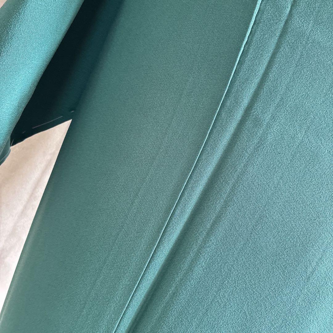 色無地 フルセット 着物 正絹 一つ紋 J7 - メルカリ