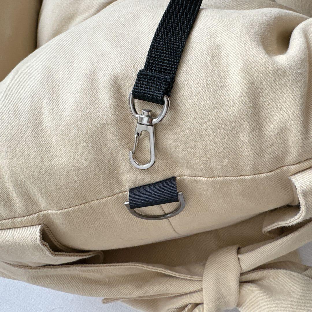 DOUBLE COMMA】multi cushion bag ベージュ