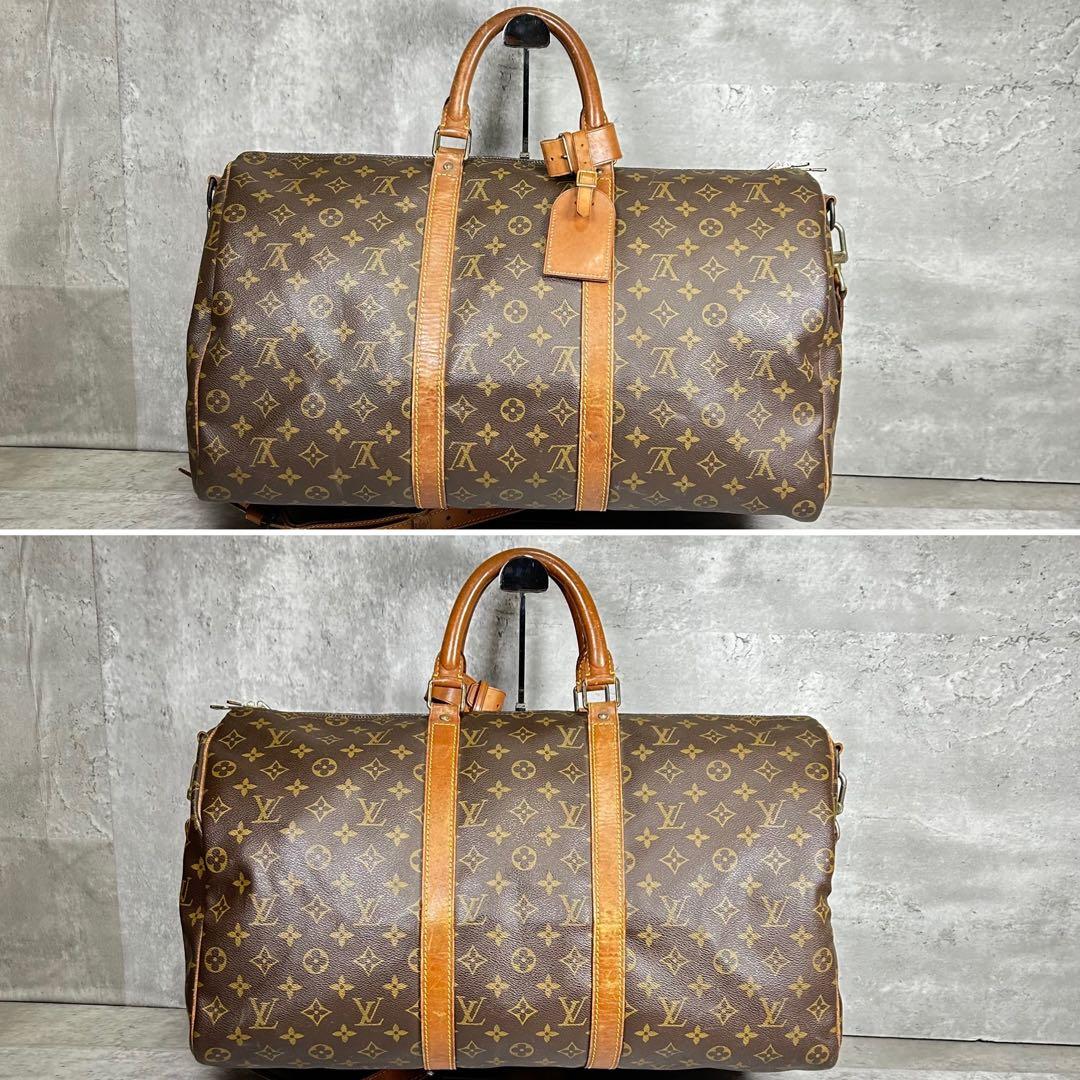 オールド ルイ ヴィトン 80年代 ヴィンテージ キーポル50 モノグラム