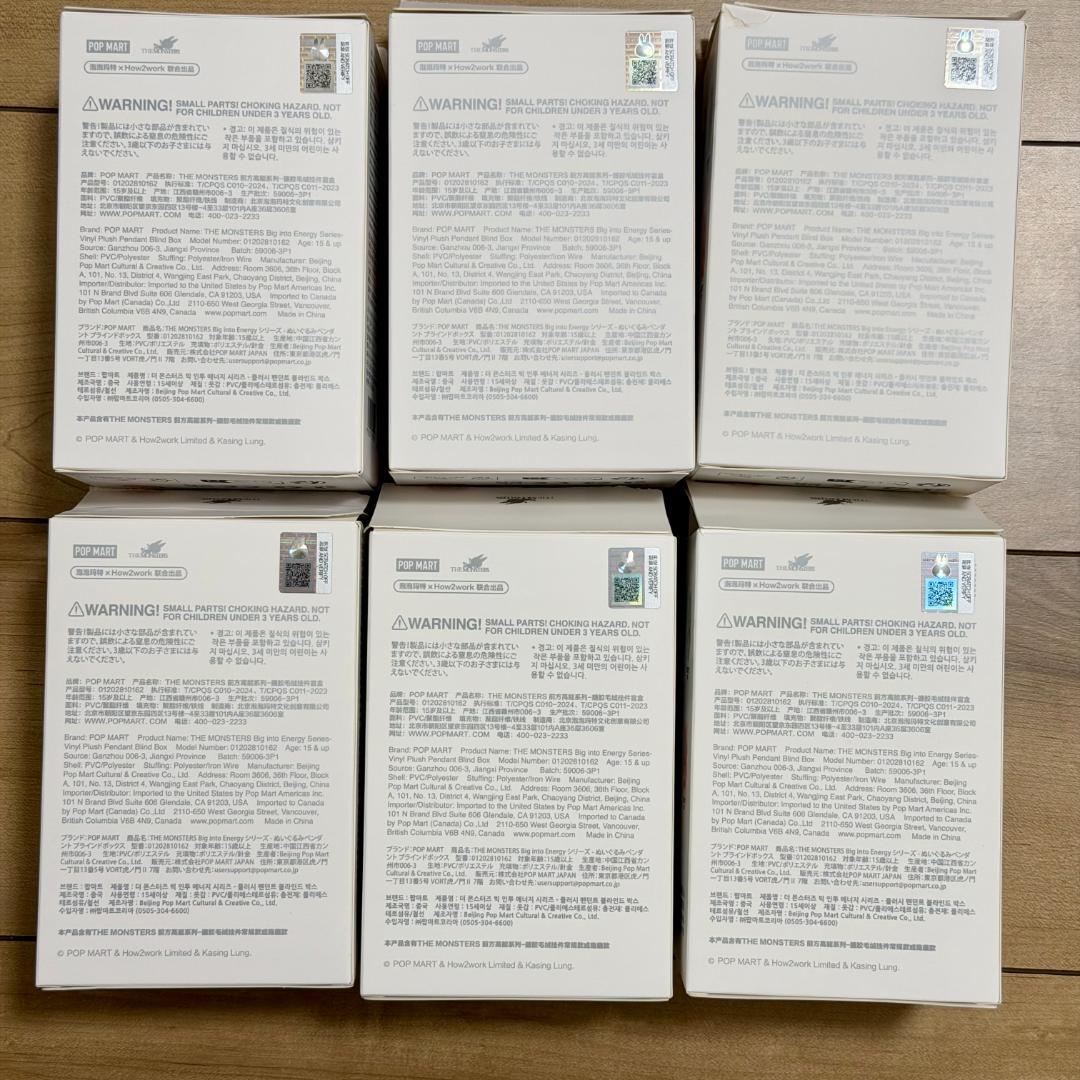 限定 LABUBU 新品 THE MONSTERS 6点セット 新パッケージ