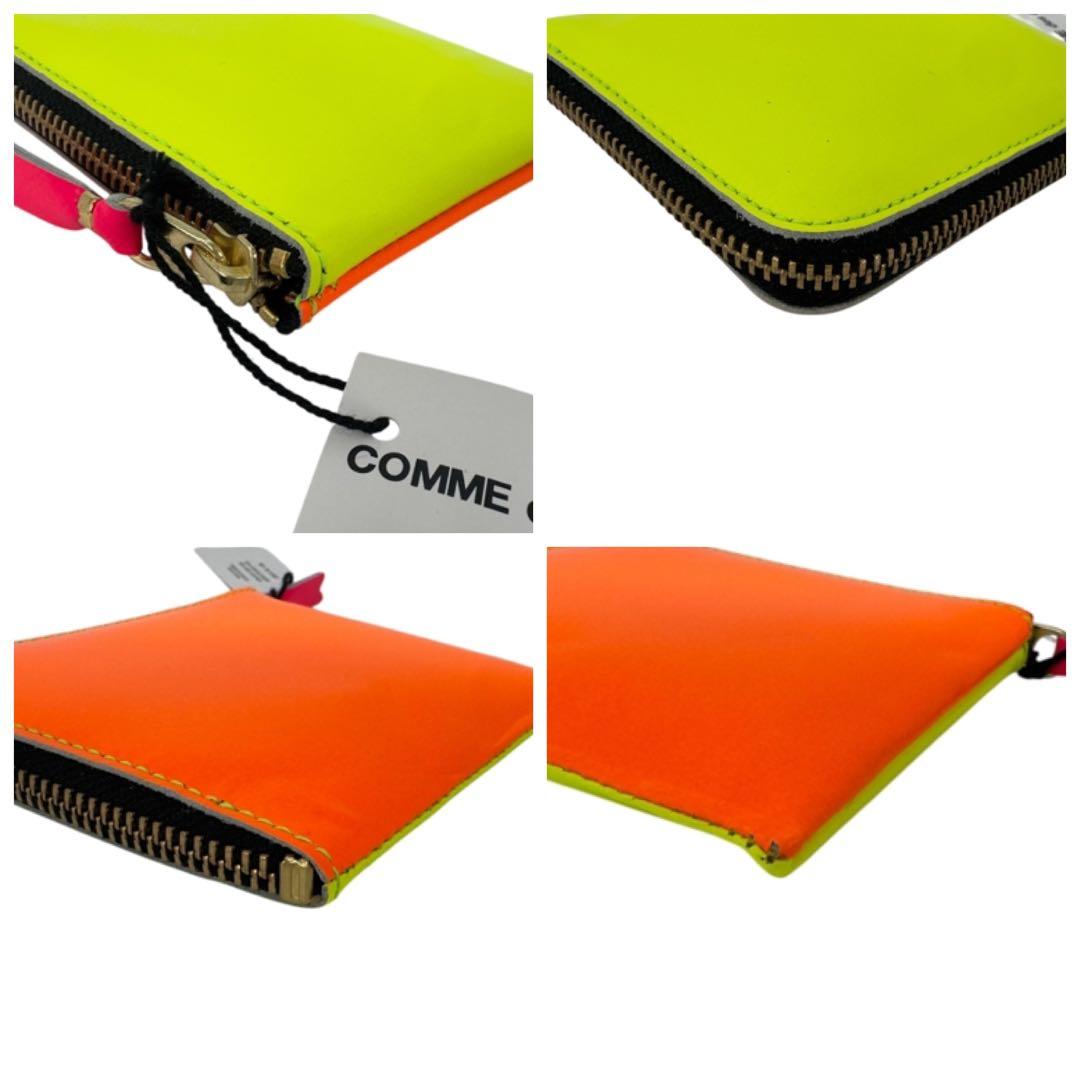 コムデギャルソンSA3100SF レザー SUPER FLUO ケース