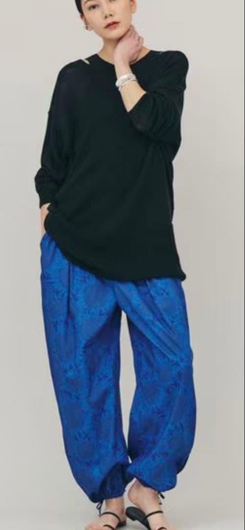 カレンソロジー　コクーンパンツ　ひまわり