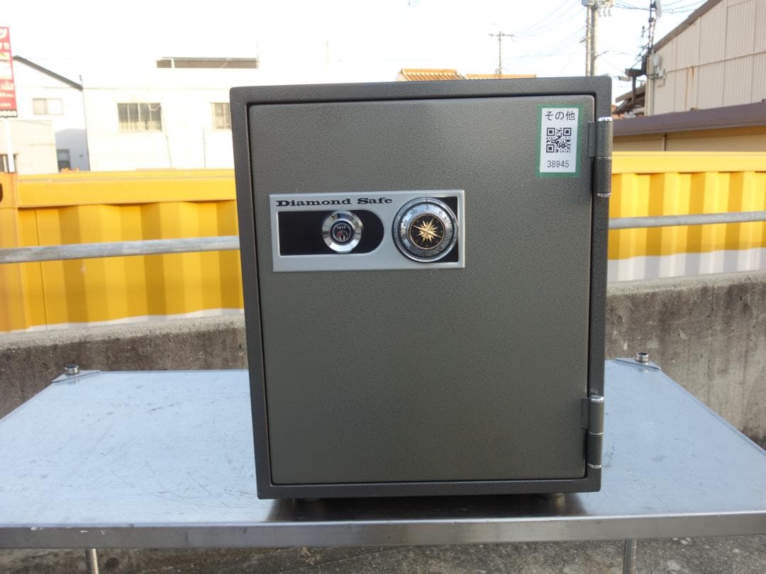 M▽ダイヤルセーフ ダイヤモンドセーフ 耐火金庫 (38945) 家具