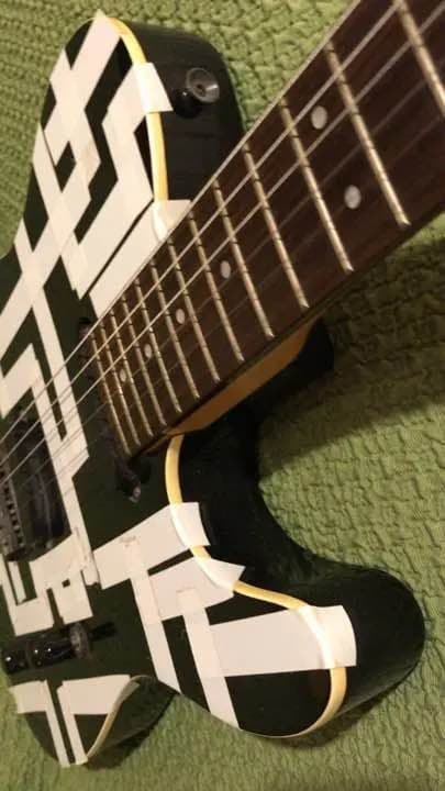 FERNANDESテレキャスター 布袋G柄自作