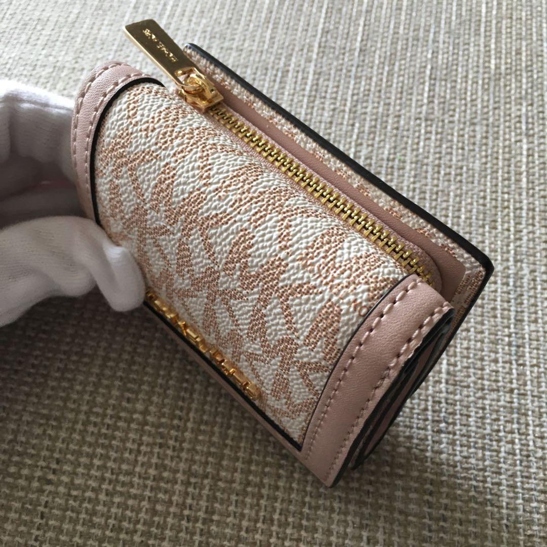 新品　MICHEAL KORS マイケルコース　三つ折り　財布　ピンク