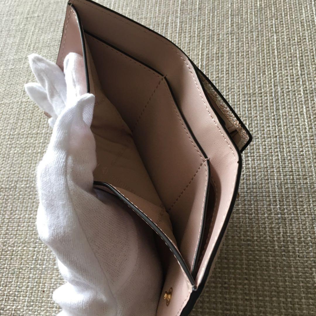 新品　MICHEAL KORS マイケルコース　三つ折り　財布　ピンク