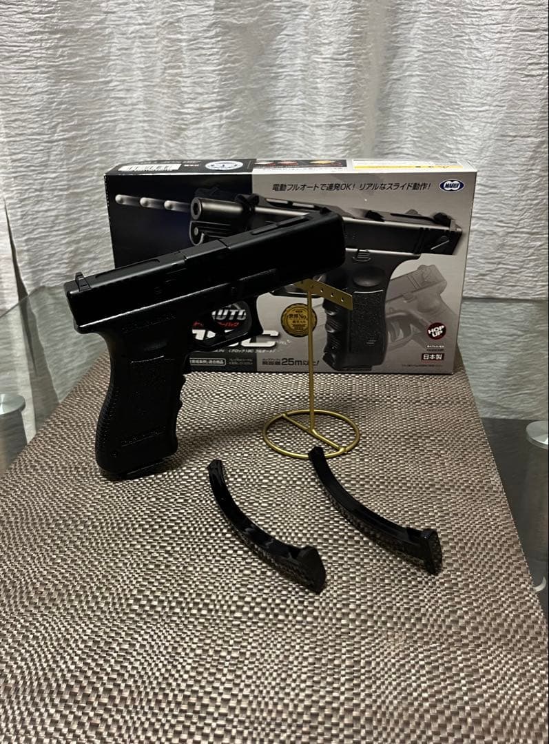 東京マルイ カスタム品 グロックG18C Glock 電動ガン 金属ピニ マガ2
