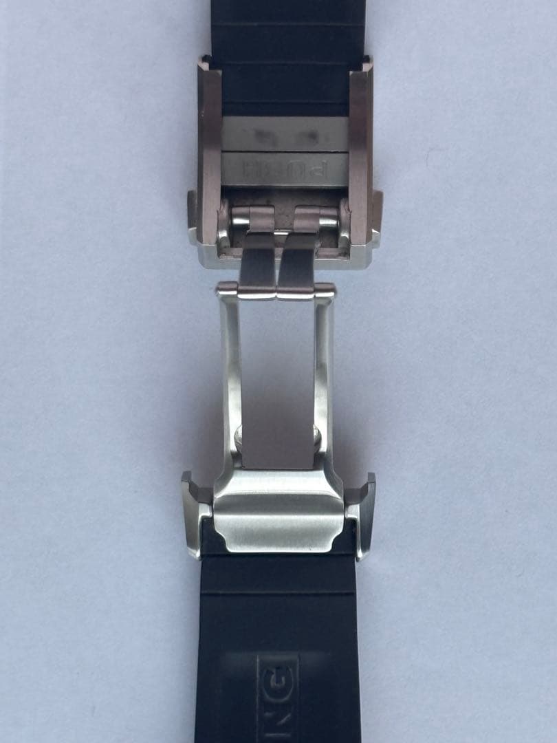 【希少（廃盤）、美品、未使用に近い】ブライトリング 純正 ラバーベルト　バックル