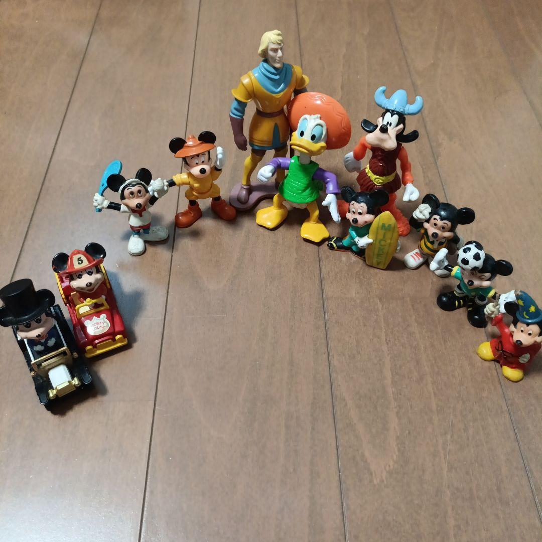 ミッキーマウス フィギュア セット レトロ ヴィンテージ ミニカー