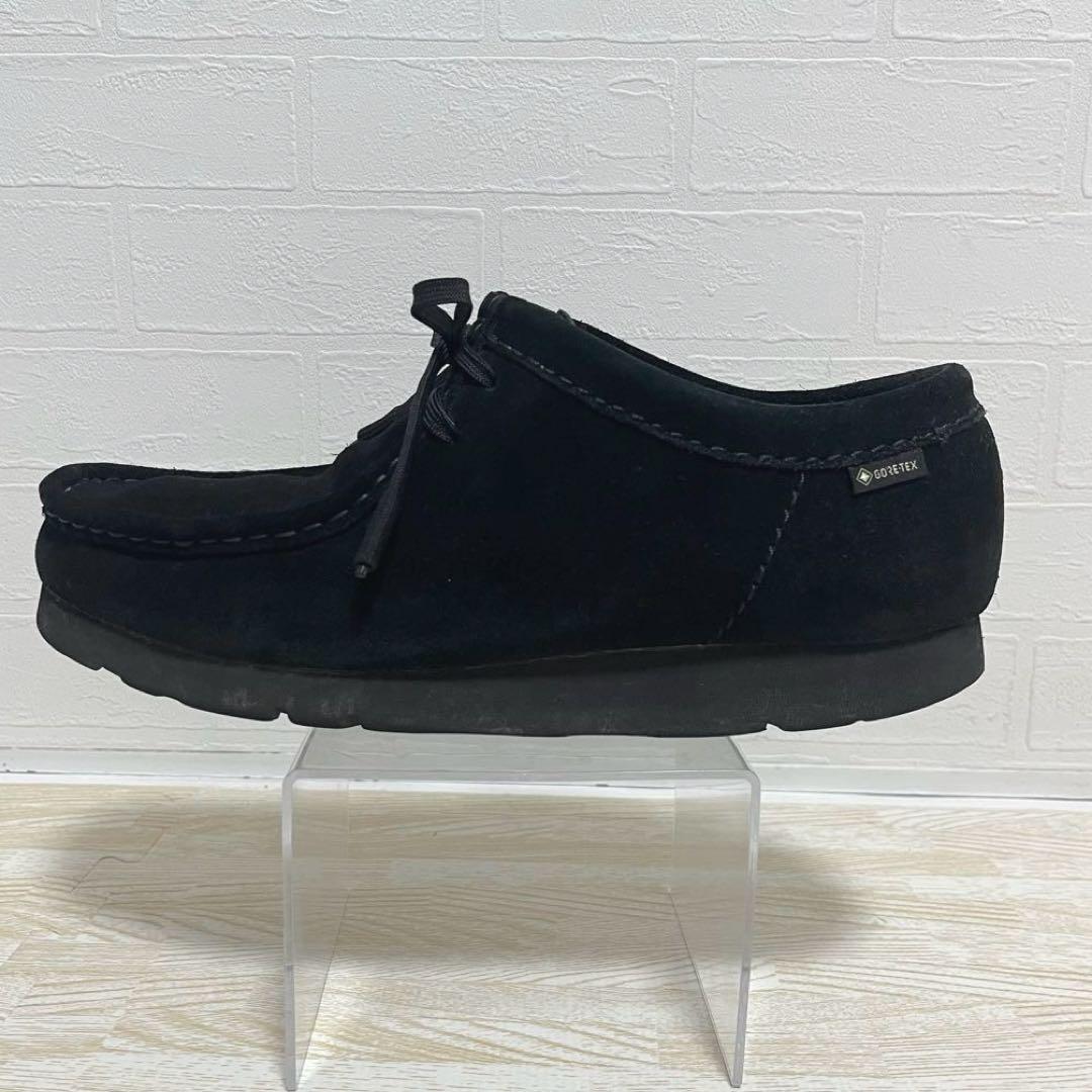 クラークス Wallabee GTXワラビーゴアテックス 黒スエード25.5cm
