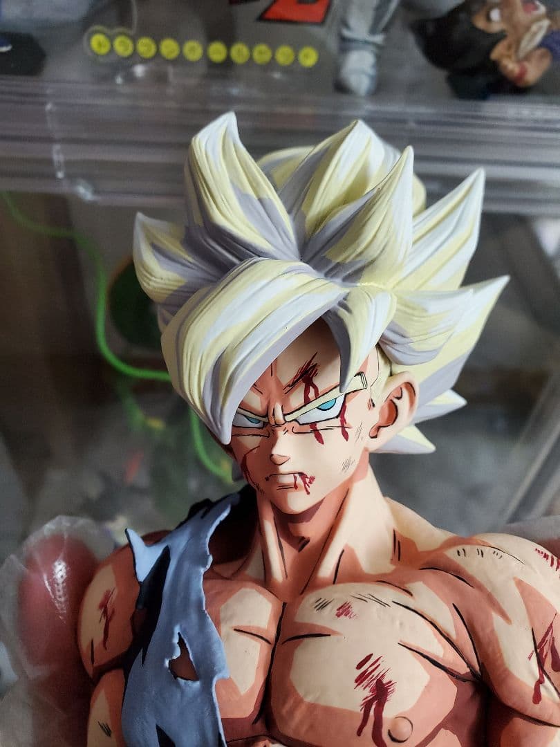 ドラゴンボールSMSPフィギュアスーパーサイヤ人孫悟空　ニ次元彩色　リペイント