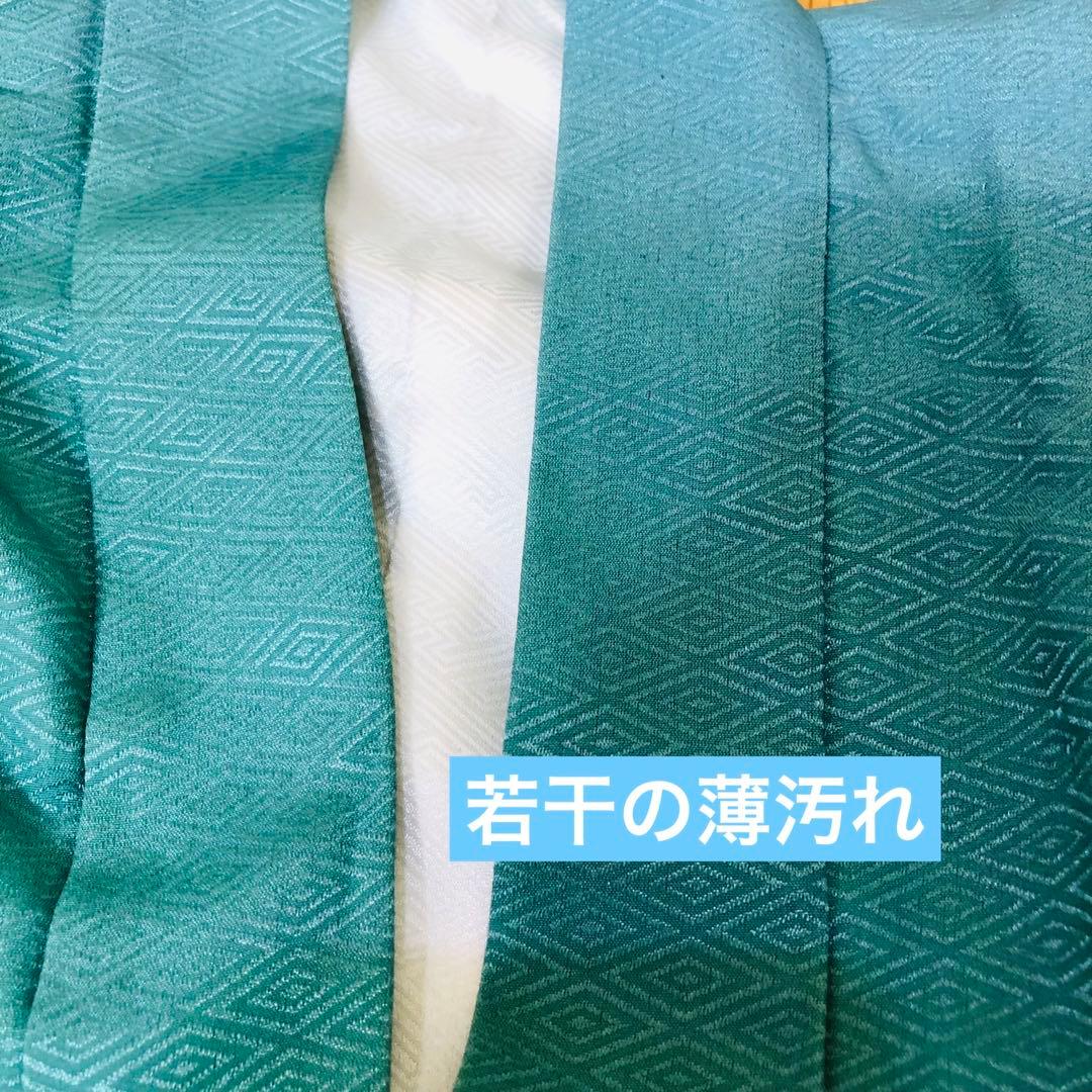 七五三3〜5歳完全フルセット‼️人気青系兜金彩煌びやか⭐︎袴縞金蘭刺繍袴豪華⭐︎秀品