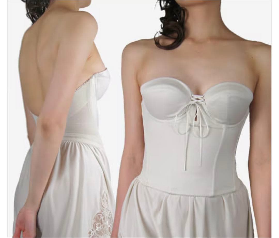 ブライダルインナーbridalbloom ビスチェF70 フレアパンツセット