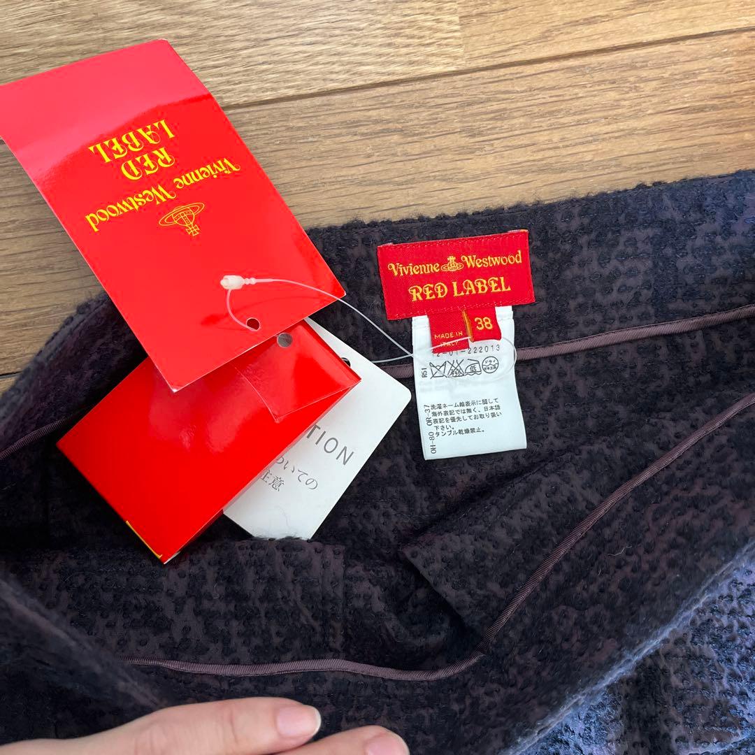 新品タグ付き　ヴィヴィアンウエストウッド　レッドレーベル　膝丈スカート　38