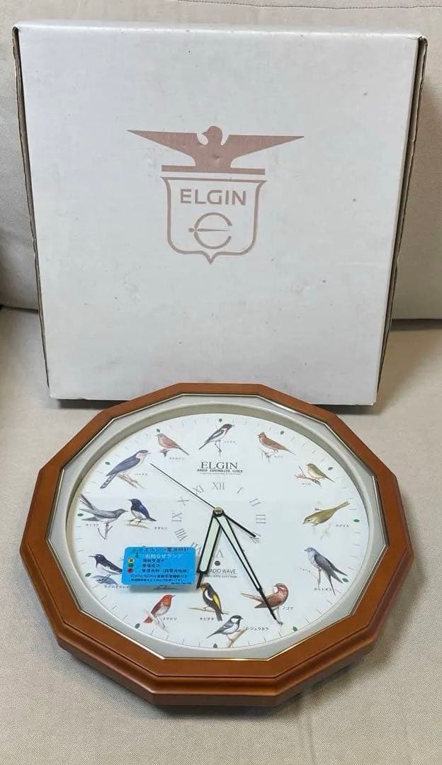 【希少⭐︎新品未使用品】　エルジン　鳥　からくり　bs-734 動作確認済