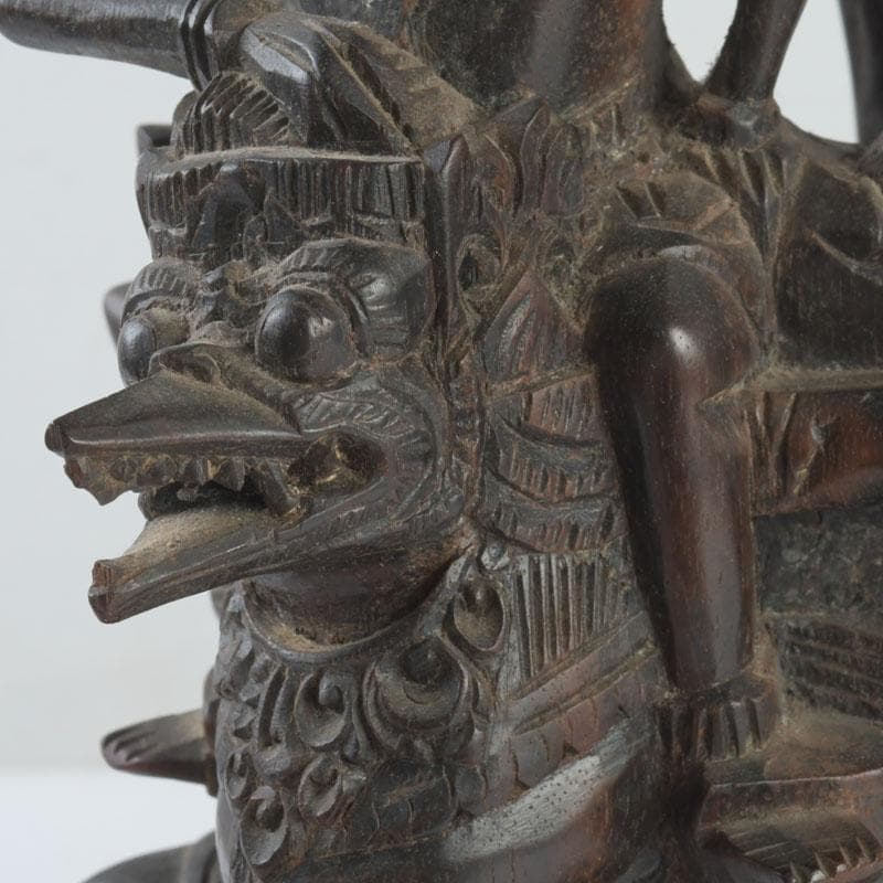 バリ島 インドネシア 木彫 ガルーダ像 置物 V 9380