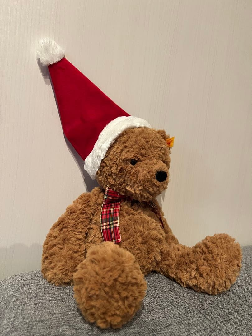 シュタイフ　Steiff ぬいぐるみ ティディベア クリスマス サンタ ジミー
