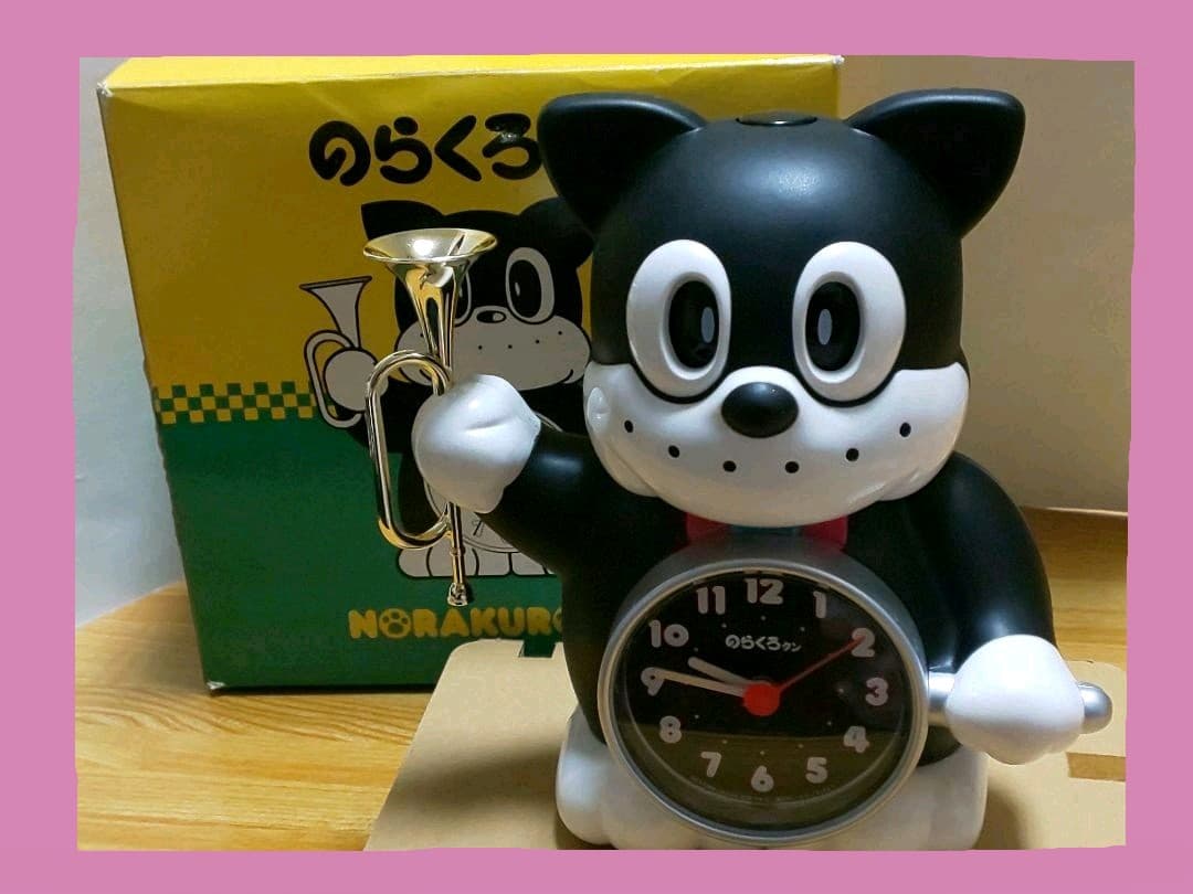 のらくろクン 目覚まし時計 レア 講談社 のらくろ目覚まし時計