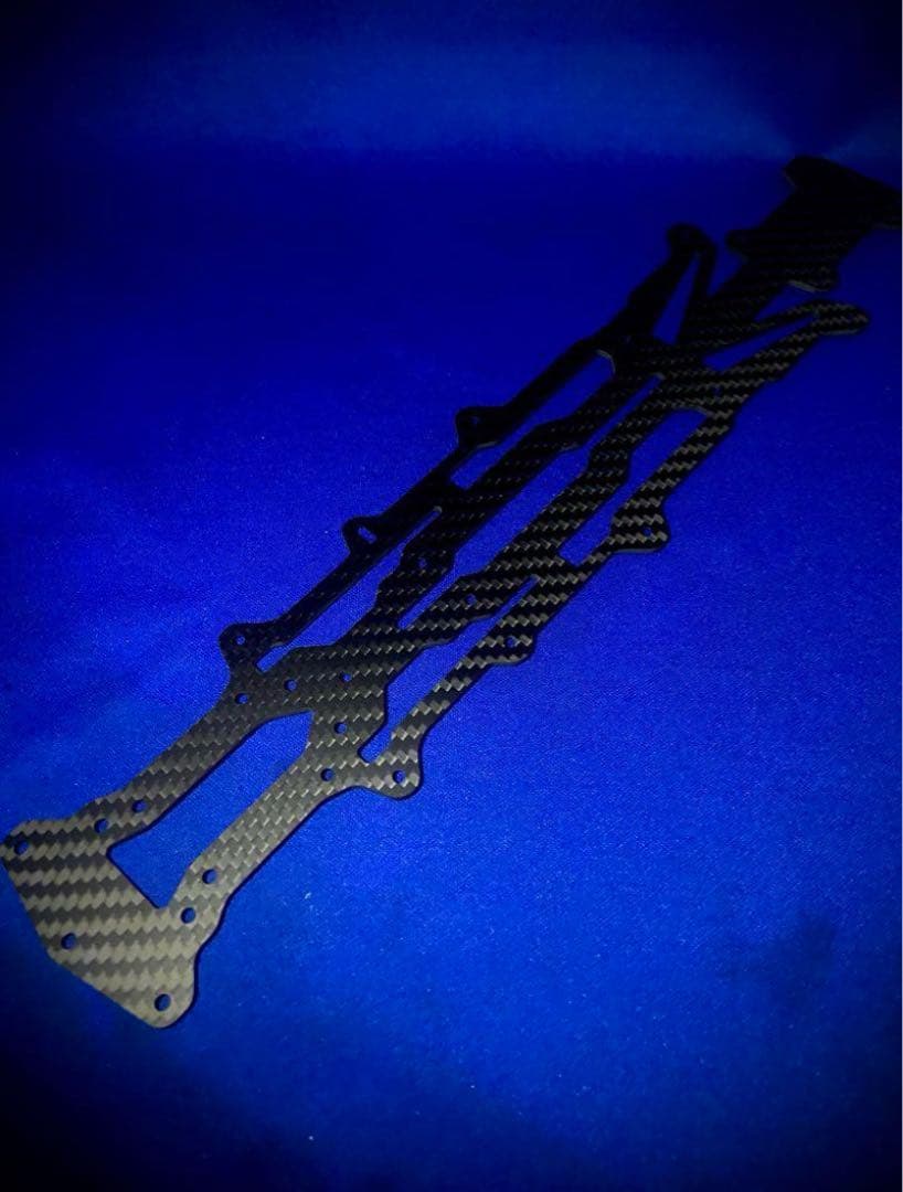 ヨコモ YD-2R用　ナローメインシャーシ　2.0㎜　特注綾織　蕨山Carbon