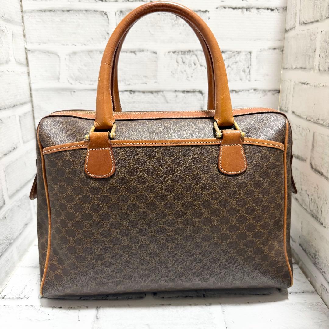 2way/大人気/美品✨セリーヌ マカダム柄 ミニボストンバッグ ハンドバッグ