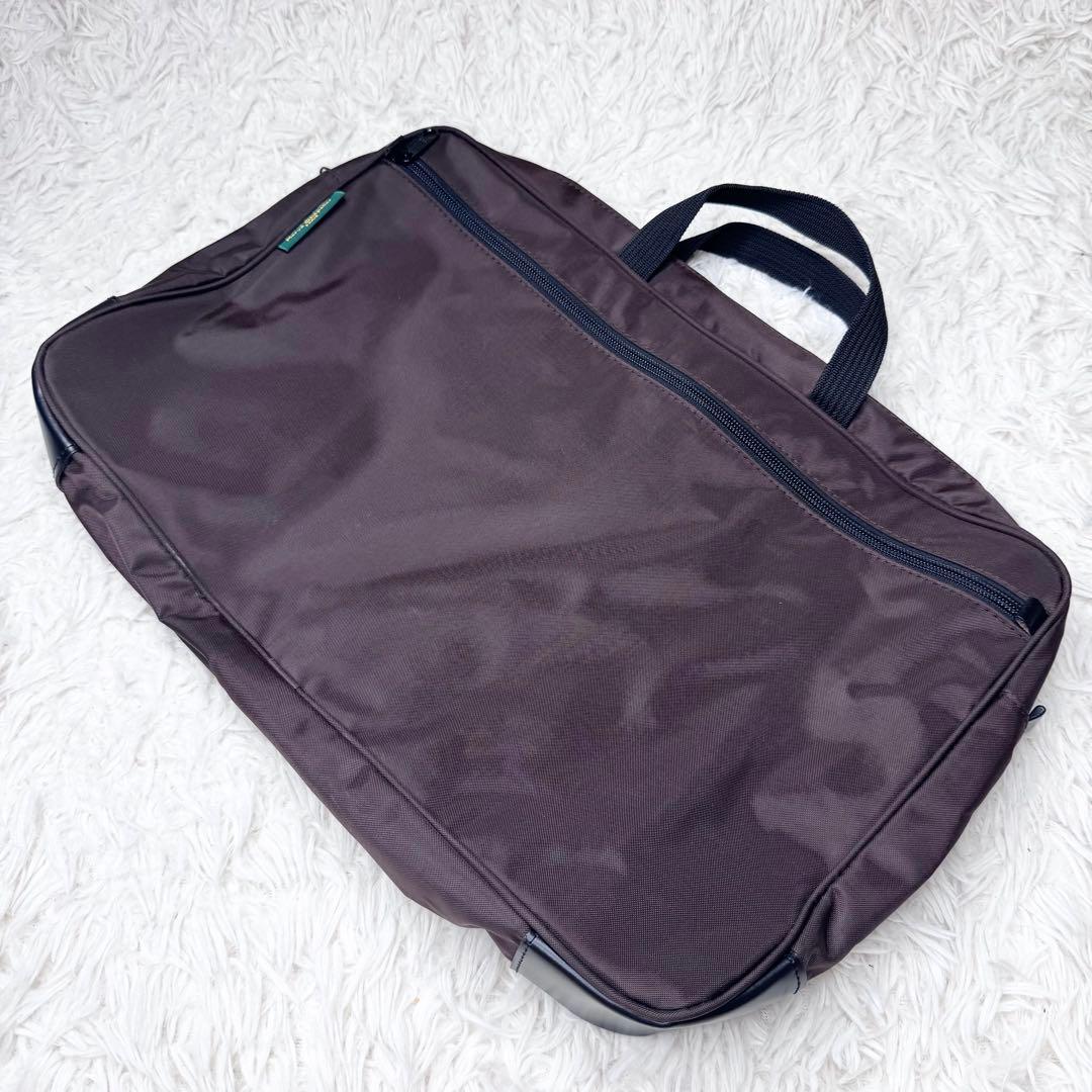 【新品未使用】エルベシャプリエ ブリーフケース ダークブラウン A4対応