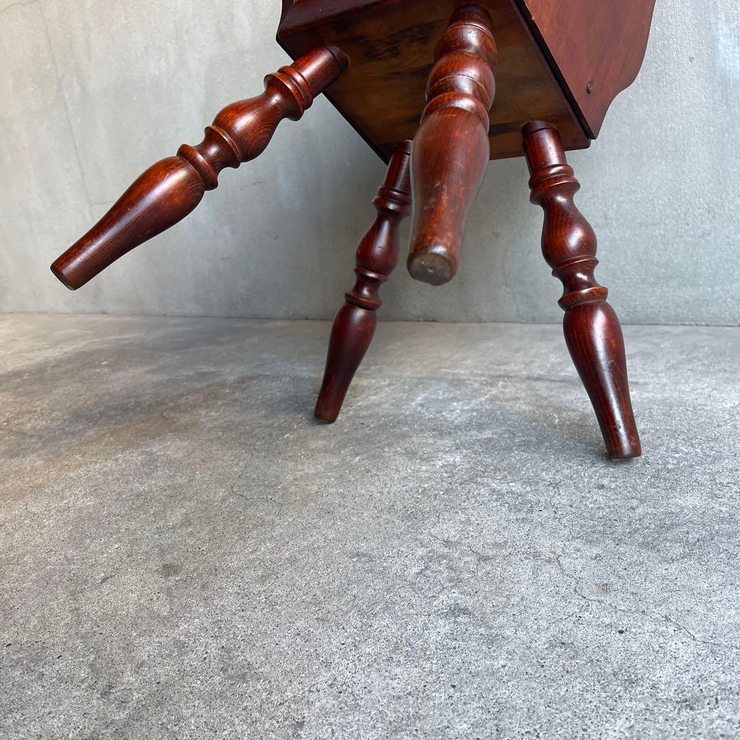 飛騨家具 キツツキ サイドテーブル コーヒーテーブル 丸テーブル