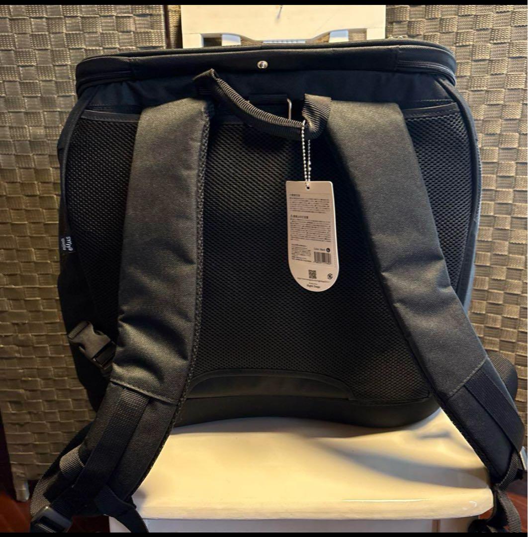 eMus ブラック 犬猫用キャリーバッグ Lサイズ F102896932 オ