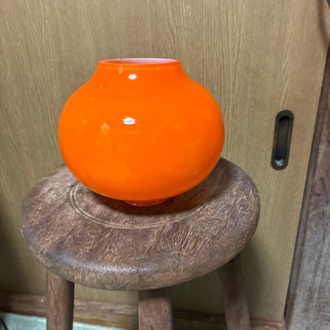 KAITO様‼️昭和レトロ照明ランプガラスカバー傘当時物レトロポップ