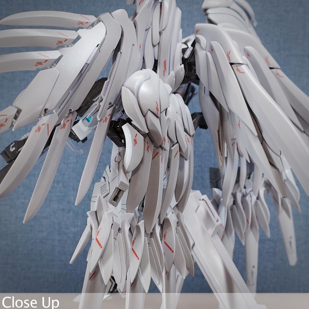 MG ウイングガンダム \" white カスタム\" パール塗装完成品