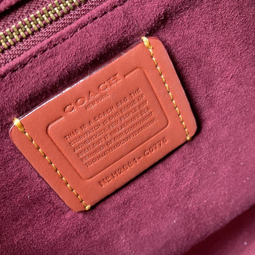 未使用級 COACH コーチ フィールド トート ホースアンドキャリッジ