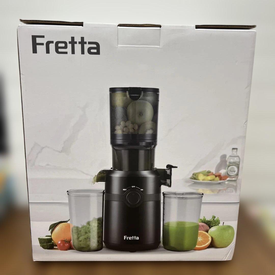 10122 Fretta ジューサー 10.8cm広い投入口1L大容量White Amazon.co.jp