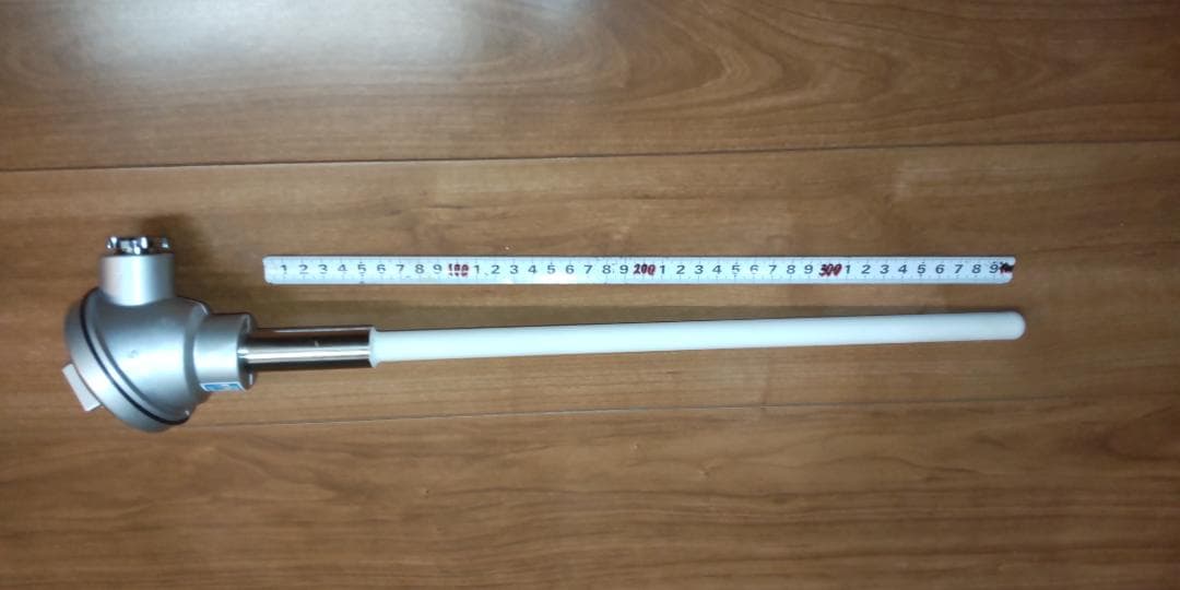 【未使用品Ｒ熱電対】引保護管Φ15×350mm，芯線Φ0.5mm 新品R熱電対】5％値き、引保護管Φ15×350mm，芯線Φ0.