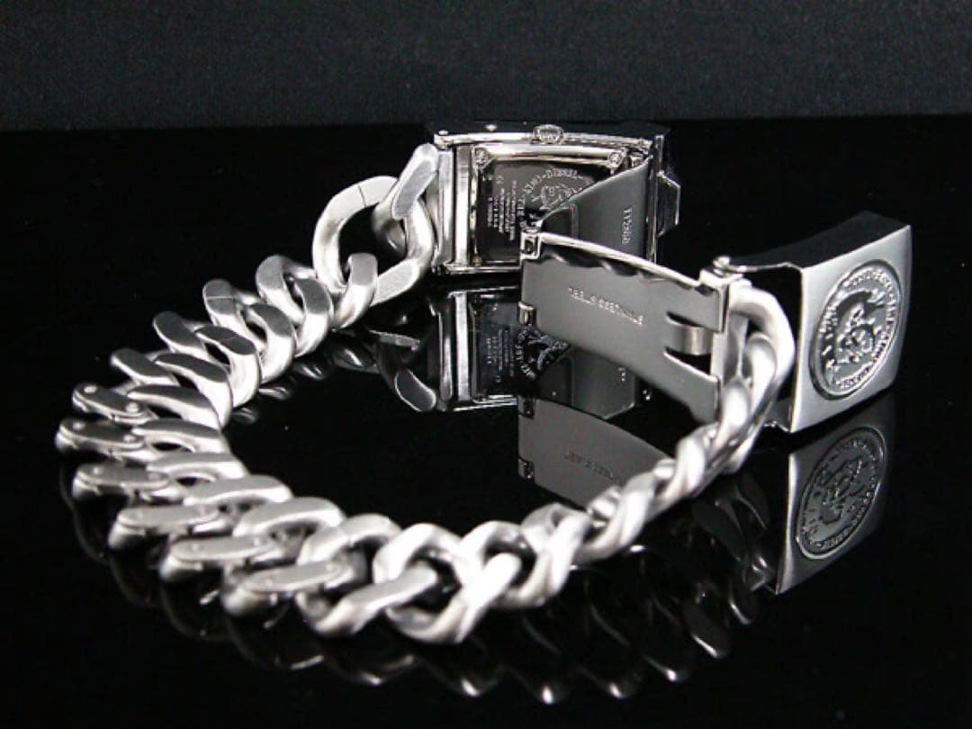 t*n様 【激レア】ディーゼル DZ-1144 シルバー 腕時計 y2k バング