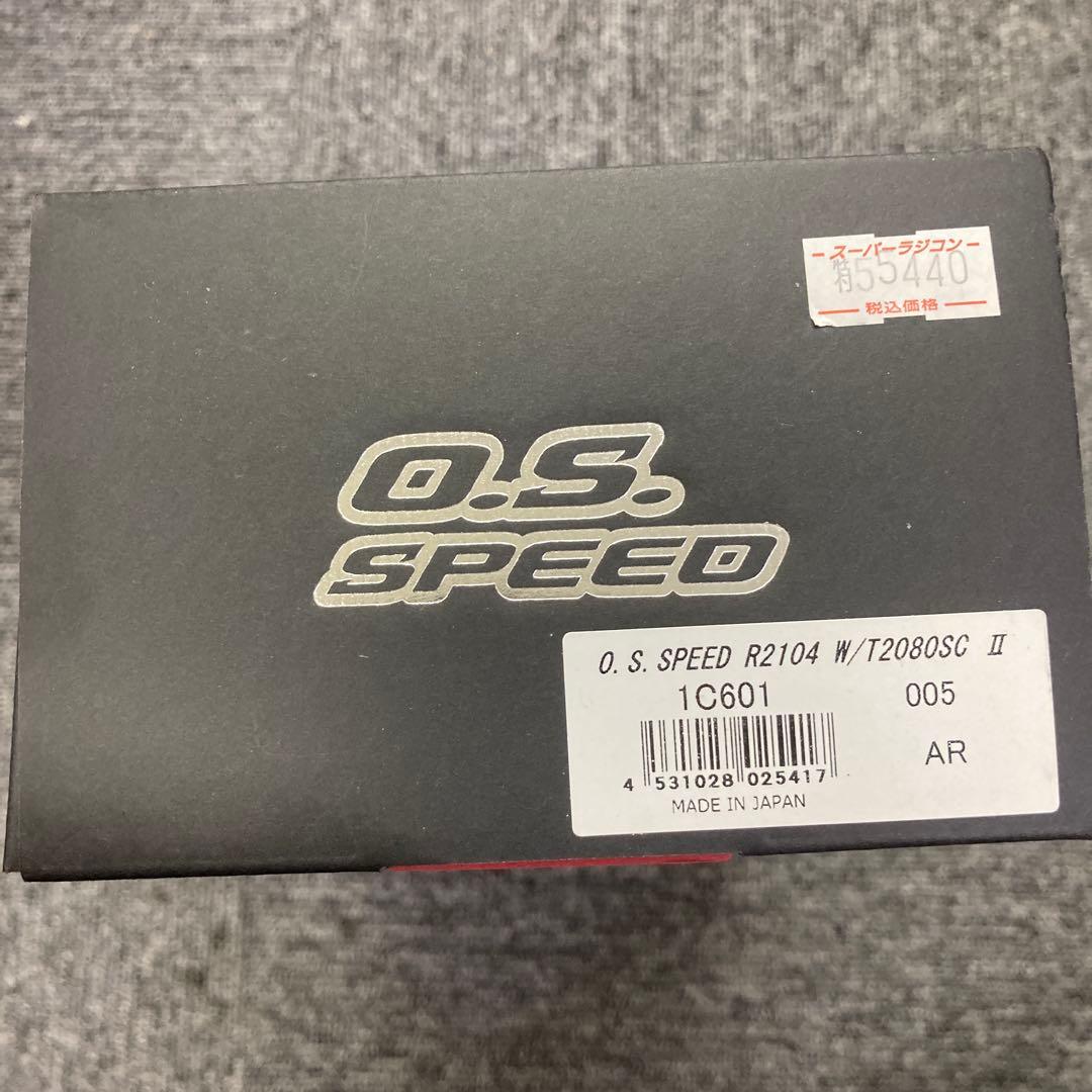 ホビーラジコン O.S. SPEED R2104 w/T2080SC II OS Engines O.S. Speed R2104 1/8 Scale Engine with T-2080SC II