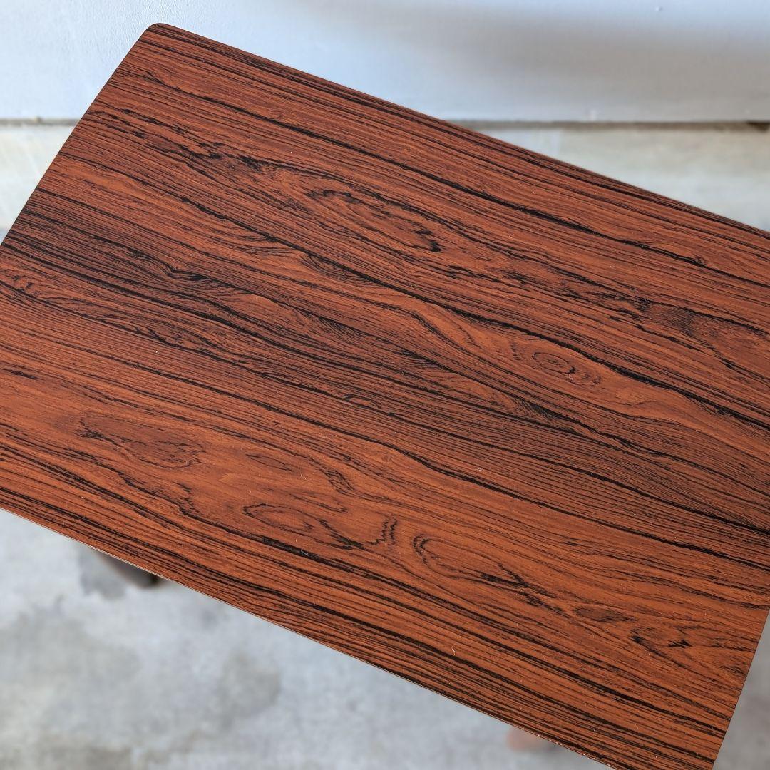 古家具】カリモクのミッドセンチュリー調サイドテーブル ナイトテーブル