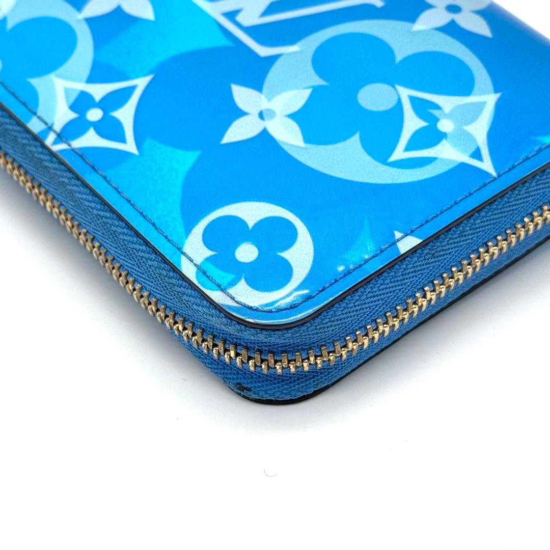 美品 ルイヴィトン M90587 モノグラム ヴェルニ フラワー パース