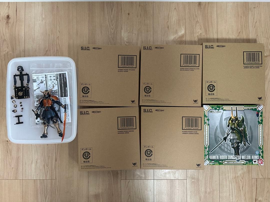 S.I.C. 仮面ライダー鎧武　バロン　斬月　龍玄　ジンバー　斬月・真　未開封 S.I.C. 仮面ライダー鎧武バロン斬月龍玄ジンバー斬月・真未開封