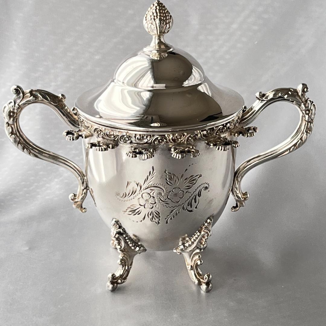 【Forbes Silver Co.】 スプーンホルダー【シルバープレート】