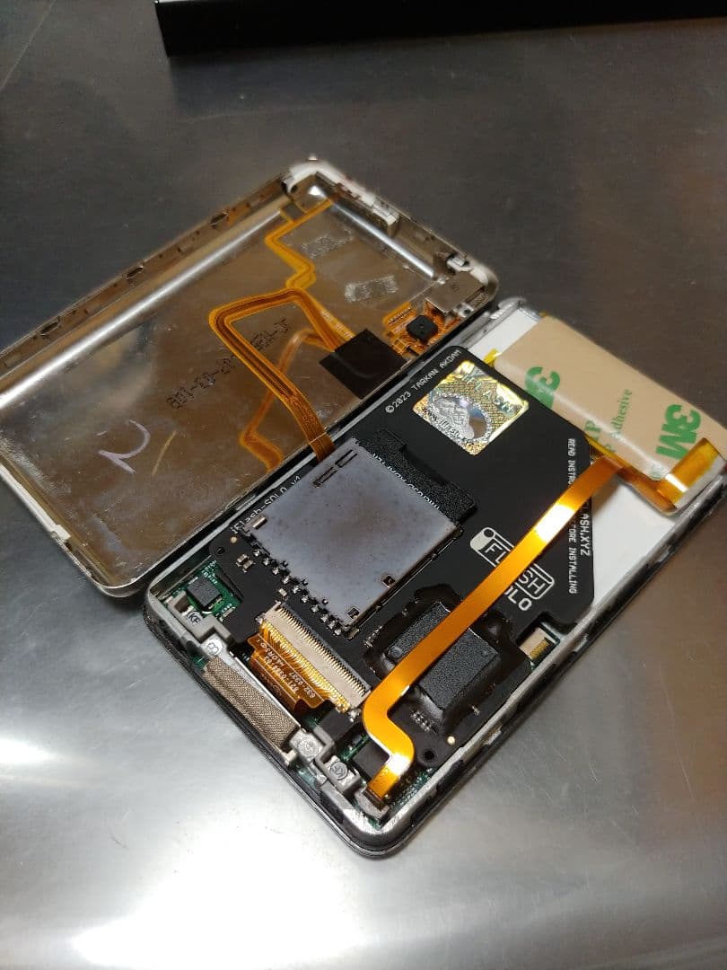 imod化 ipod Classic iFlash 64gb Rockbox - メルカリ