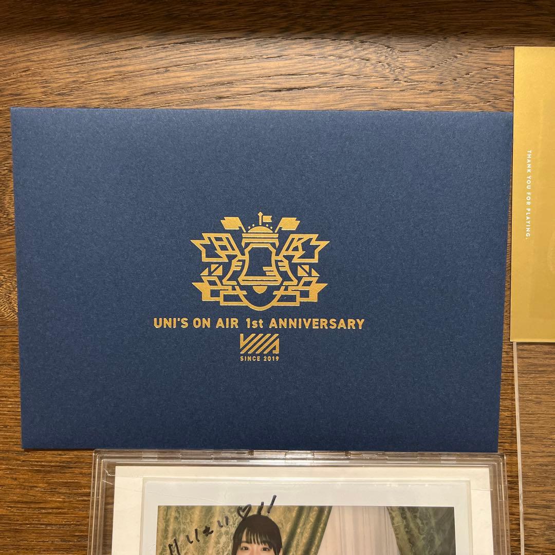 佐々木美玲 直筆サイン入りチェキとアクリルボード ユニゾンエアー 日