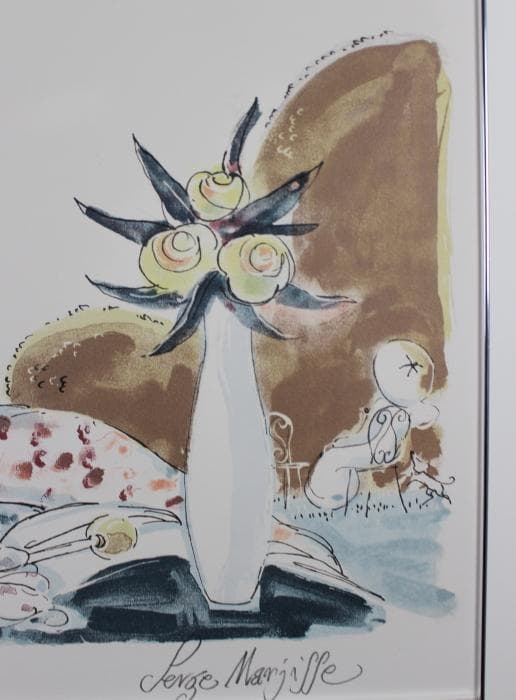 サージ・マルジス Serge Marjisse 婦人 リトグラフ 版画 - メルカリ