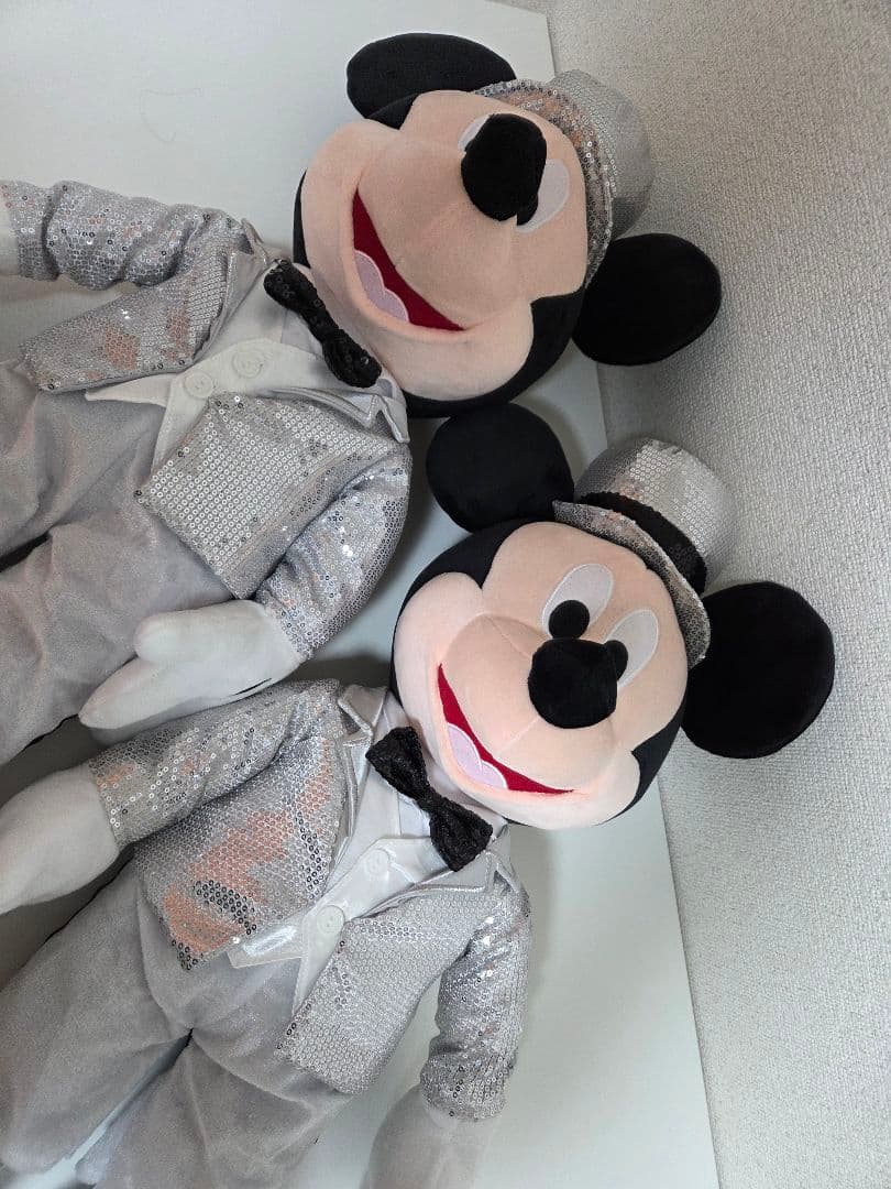 希少2体ディズニー100周年一番くじラストワン賞BIGミッキー特大ぬいぐるみ