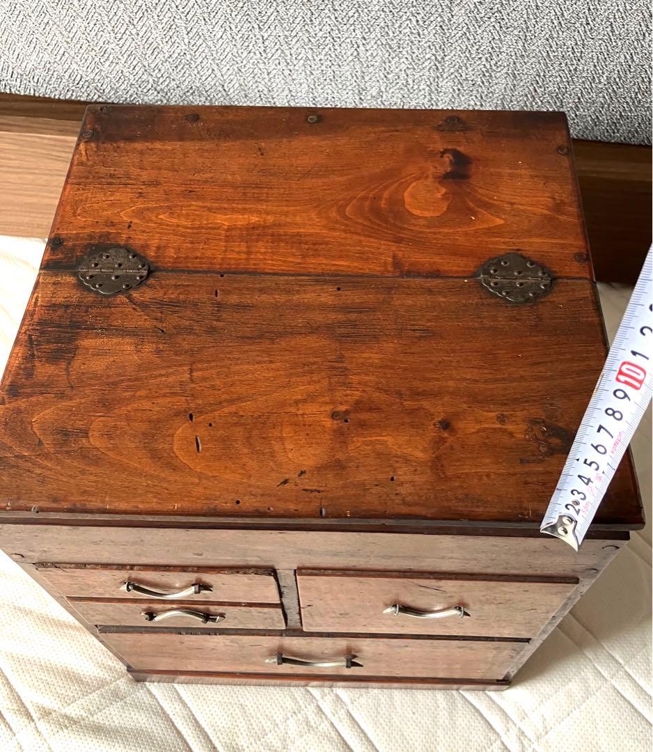 小物収納 木製 天然木 和風チェスト 3段チェスト 和室 書斎 収納 引出