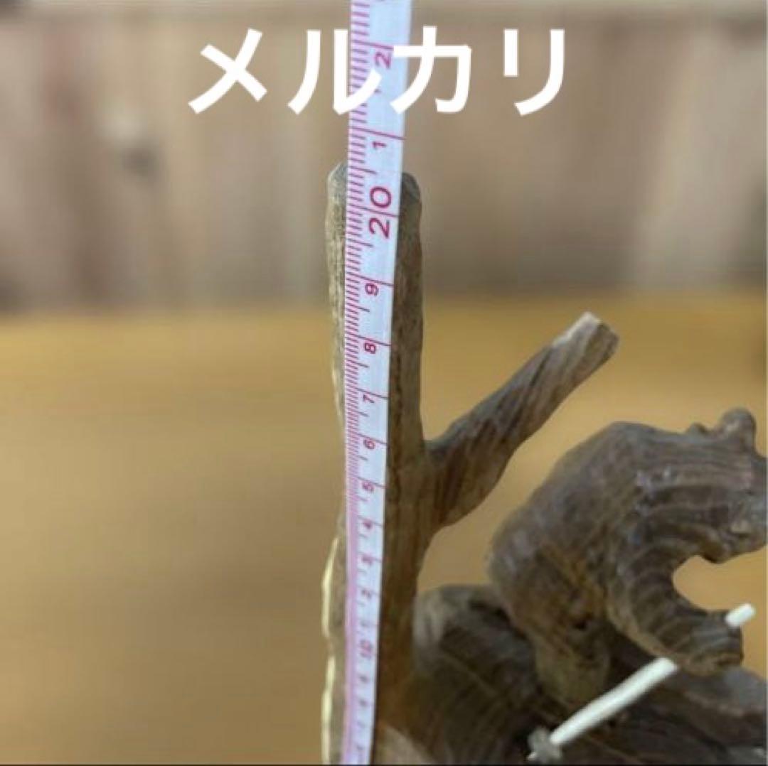 レア！ 中川貞司 スキー熊 クマの彫刻 約20cm高