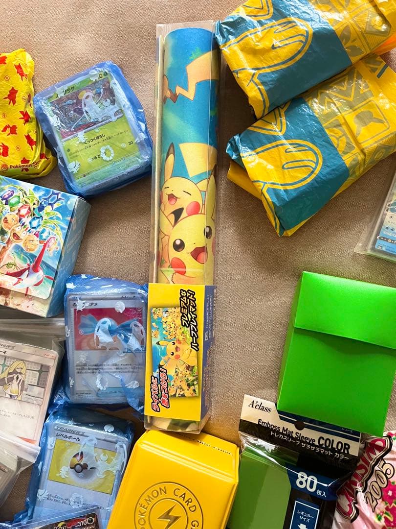 ポケモンカード引退品セット（デッキボックス・スリーブ付き）