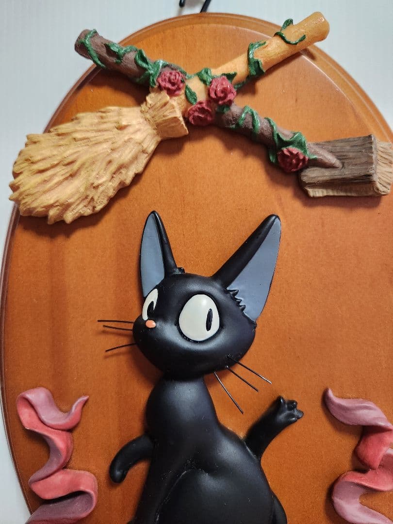 魔女の宅急便ジジ壁掛けウォールアート鍵かけ