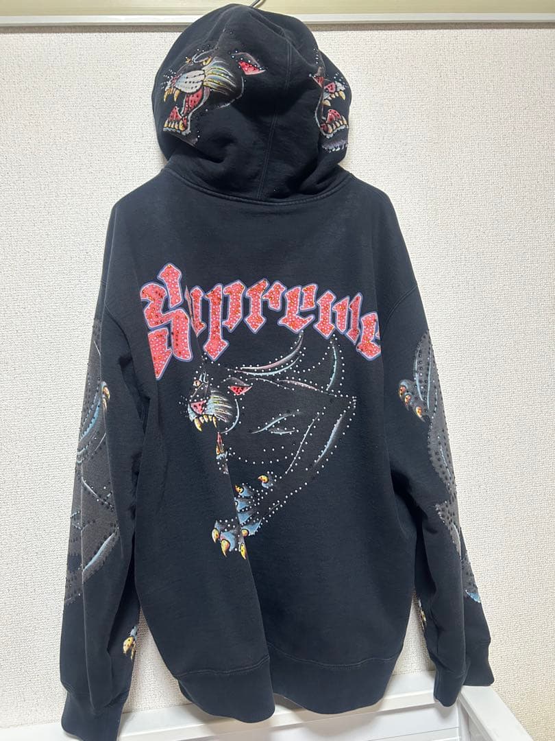【Supreme】 panther zip up hoodie