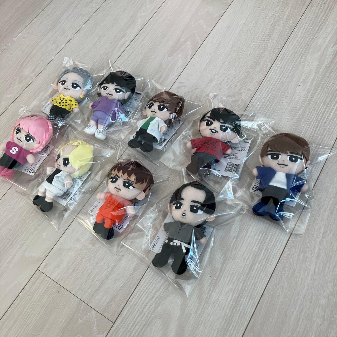 Man⭐︎すのチルぶら下がりシリーズ⭐︎9人 9体セット】すのチル ぶら下がりシリーズ（ぬいぐるみVer