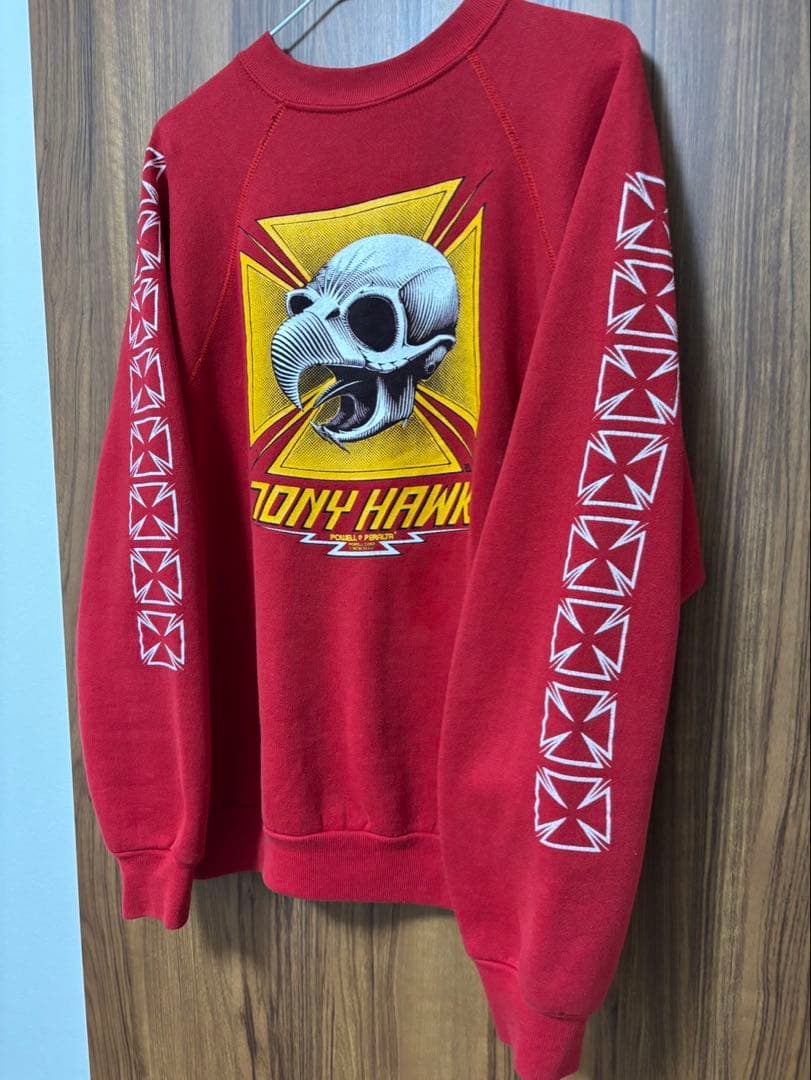 レア☆ パウエルペラルタ　トニーホーク 80　袖プリ　ゴールデンサイズXL