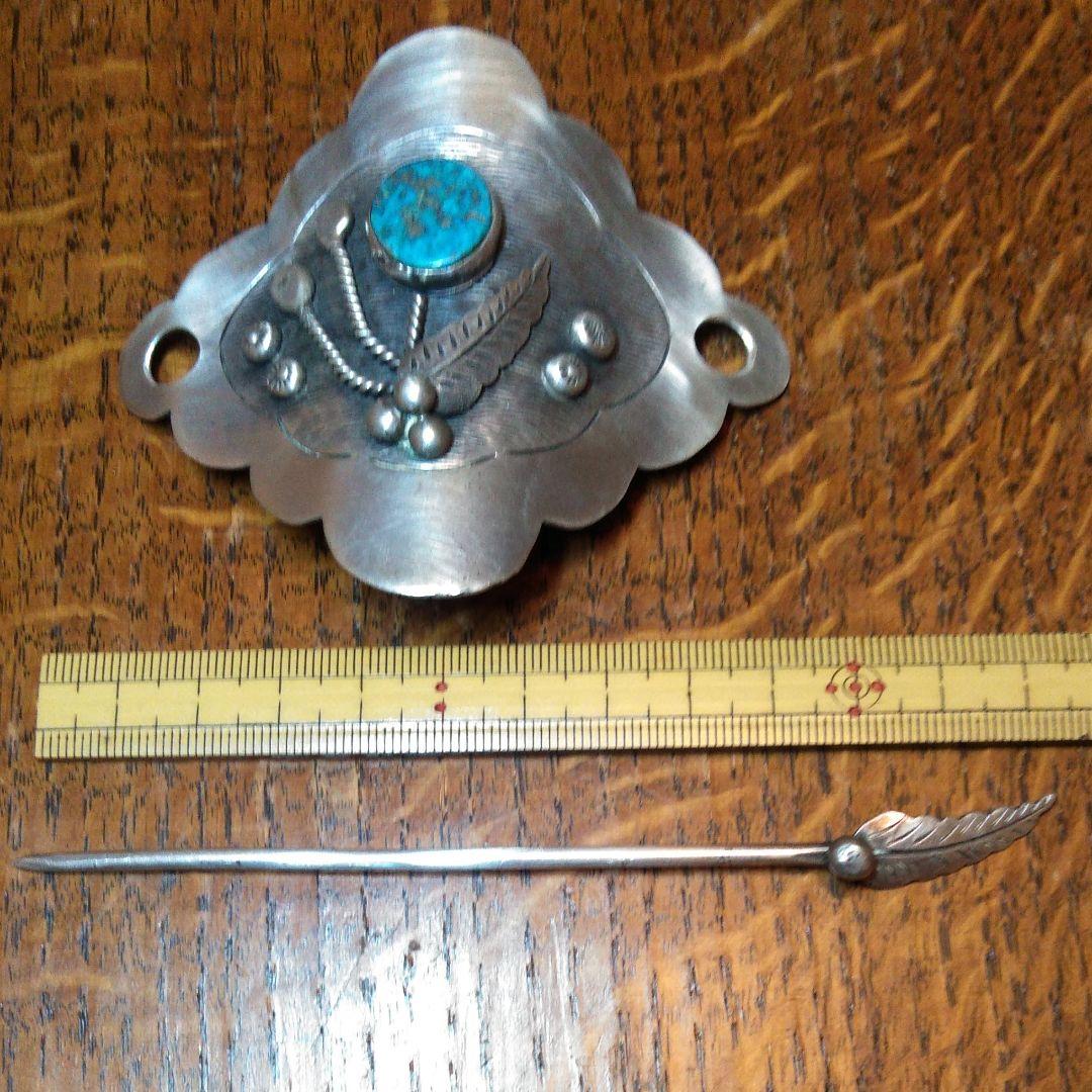 インディアンジュエリー 髪留め ユニセックス｜Amazon.co.jp: コンチョ